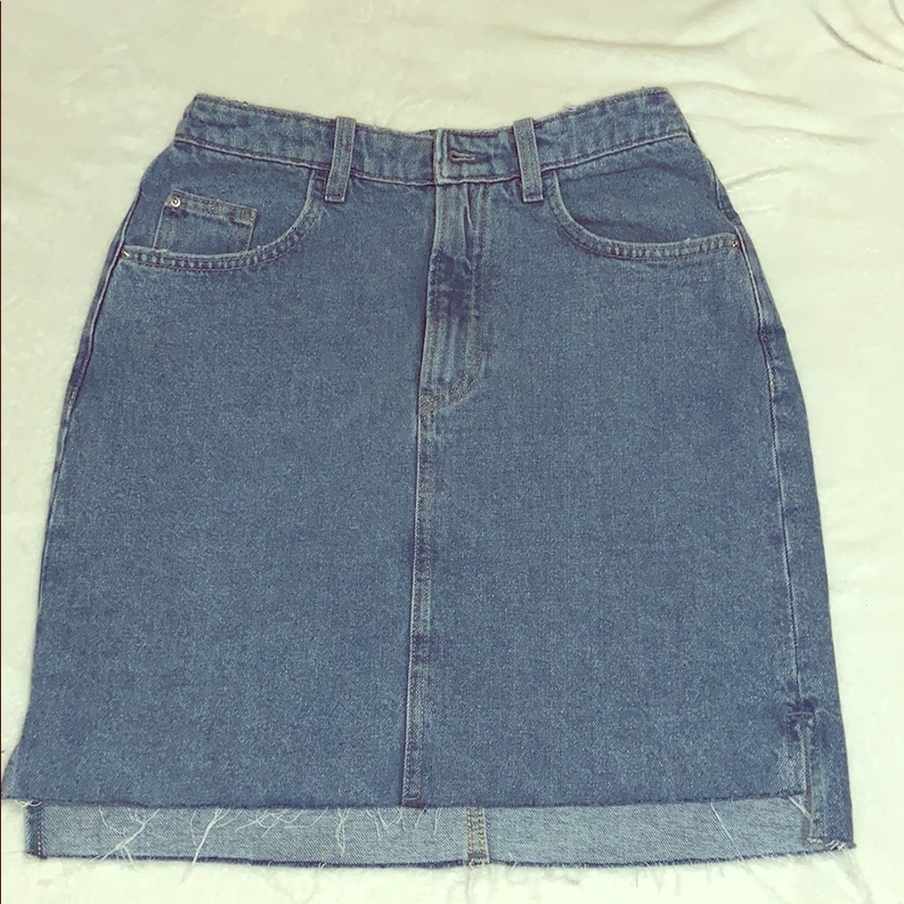 jean skirt